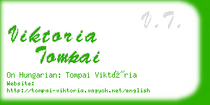 viktoria tompai business card